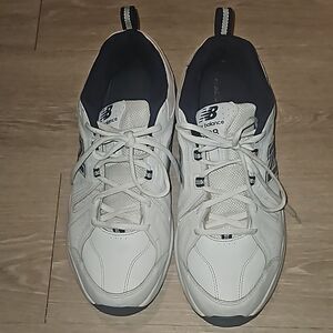 Size 12 4E  New Balance 608v5 White Navy men’s ( PreOwned)